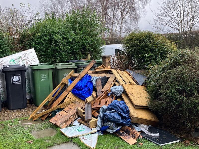 Garden-Decking-Removal-Lewisham-Junk-Guy-Rubbish-Removal
